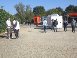 Concours de pétanque pendant la fête du village