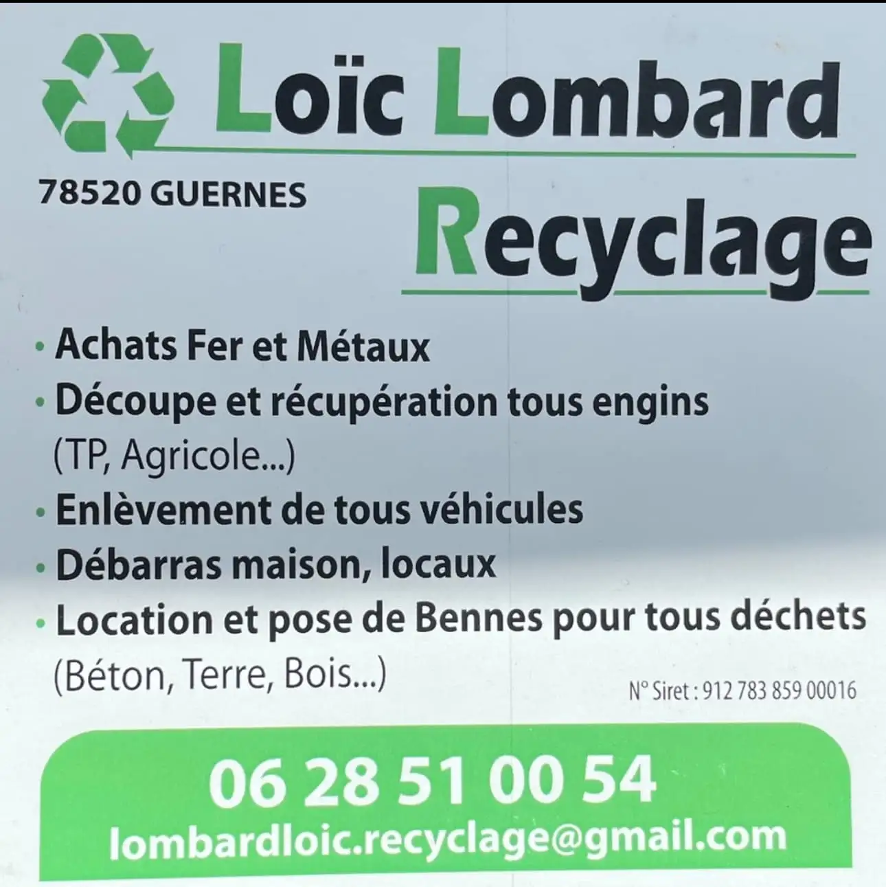 Loïc Lombard - Recyclage Loïc Lombard - Recyclage
