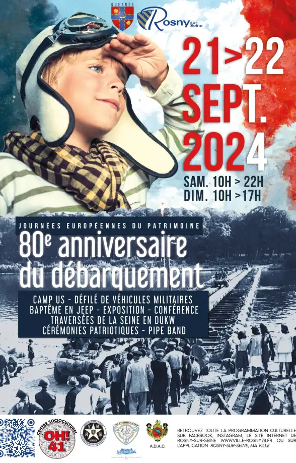 80e anniversaire du Débarquement et de la traversée de la Seine entre Guernes et Rosny-sur-Seine 80e anniversaire du Débarquement et de la traversée de la Seine entre Guernes et Rosny-sur-Seine
