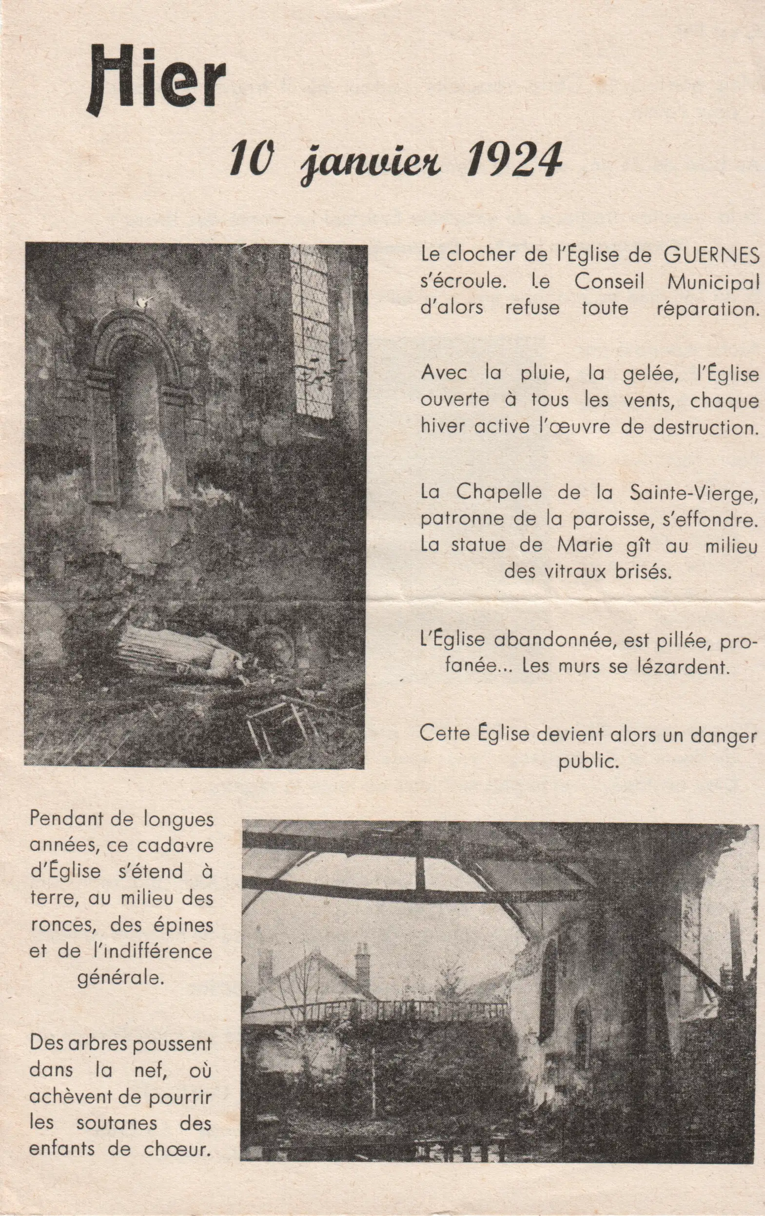 10 janvier 1924