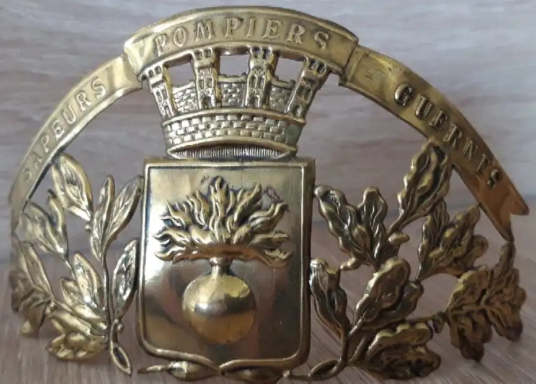 Plaque casque pompier